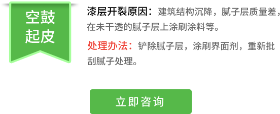 空鼓起皮